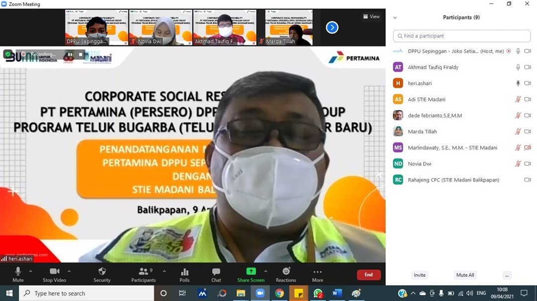 Read more about the article MOU STIE MADANI dengan Pertamina DPPU Sepinggan Grup