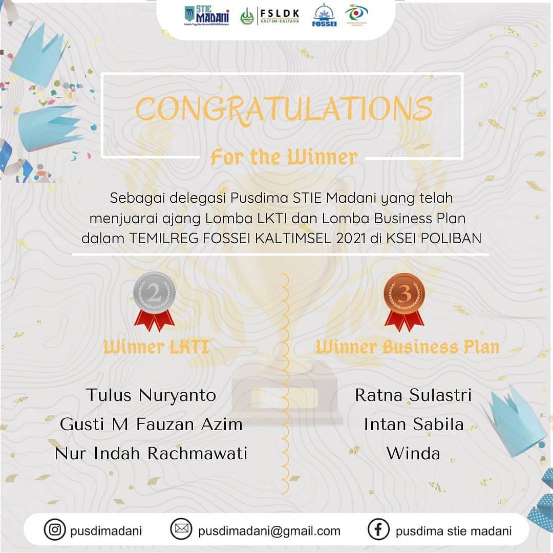 Read more about the article Selamat Atas Diraihnya Juara dalam Lomba Karya Tulis Ilmiah