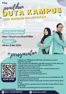 Read more about the article Pemilihan Duta Kampus STIE Madani Balikpapan